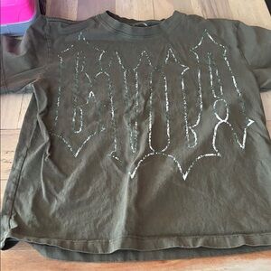 CVLA men’s boxy Tee in Olive